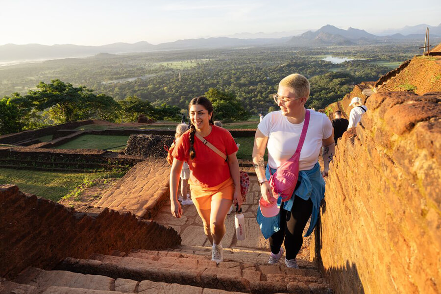 Sigiriya Rock Fortress - Rock Climbing in Sri Lanka