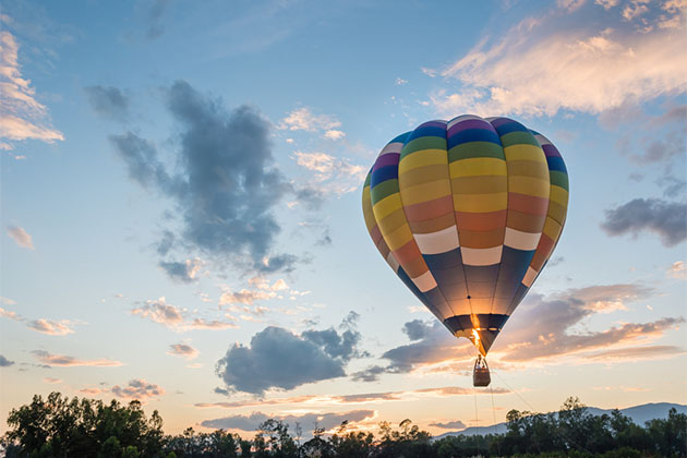 Sri Lanka Honeymoon Tour Hot Air Balloon over Sigiriya