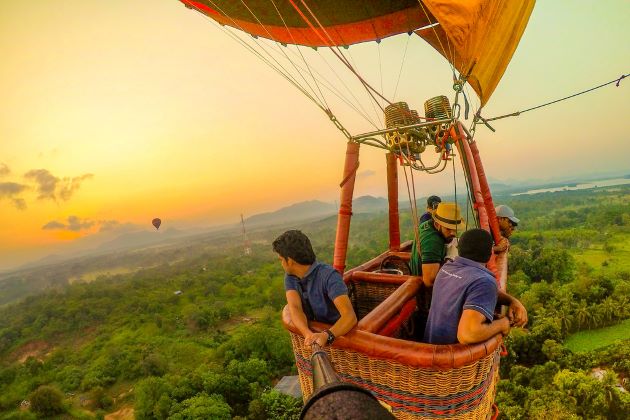 hot air ballon in sri lanka vacation packages